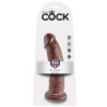 KING COCK - 9 PENE MARRÓN 22.9 CM