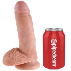 KING COCK - 7 PENE REALÍSTICO NATURAL 17.8 CM