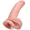KING COCK - 9 PENE REALÍSTICO NATURAL 22.9 CM