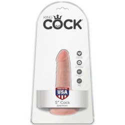 KING COCK - PENE REALÍSTICO 14 CM COLOR NATURAL