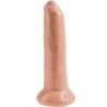 KING COCK - DILDO REALÍSTICO UNCUT NATURAL 23 CM