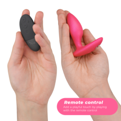 WE-VIBE - DITTO+ PLUG ANAL VIBRADOR ROSA