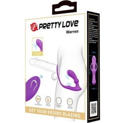 PRETTY LOVE - WARREN ANILLO & VIBRADOR ANAL VIOLETA
