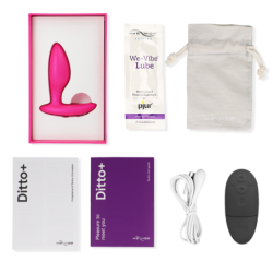WE-VIBE - DITTO+ PLUG ANAL VIBRADOR ROSA