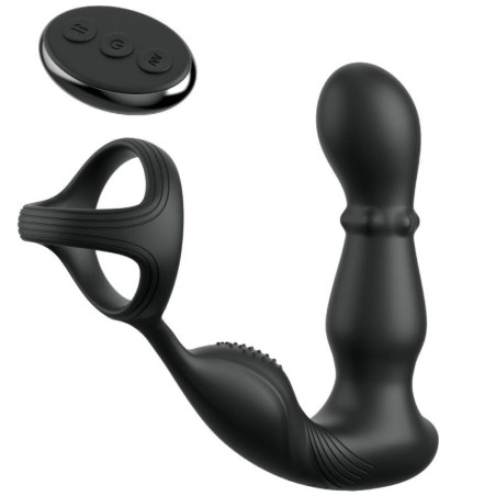 ANAL FANTASY ELITE COLLECTION - ANILLO Y MASAJEADOR ANAL VIBRADOR CON CONTROL REMOTO
