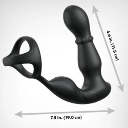 ANAL FANTASY ELITE COLLECTION - ANILLO Y MASAJEADOR ANAL VIBRADOR CON CONTROL REMOTO