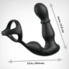 ANAL FANTASY ELITE COLLECTION - ANILLO Y MASAJEADOR ANAL VIBRADOR CON CONTROL REMOTO