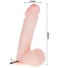 BAILE - DILDO REALÍSTICO CON VIBRACIÓN Y ROTACIÓN 20 CM