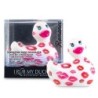 BIG TEASE TOYS - I RUB MY DUCKIE 2.0 , PATO VIBRADOR ROMANCE (WHITE & PINK)