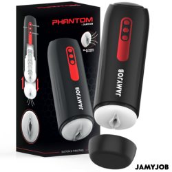 JAMYJOB - PHANTOM MASTURBADOR VAGINA AUTOMTICO 5 MODOS ONDAS ESTIMULADORAS Y EMPUJE