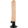 BASECOCK - VIBRADOR REALÍSTICO CONTROL REMOTO NATURAL 21 CM -O- 4 CM