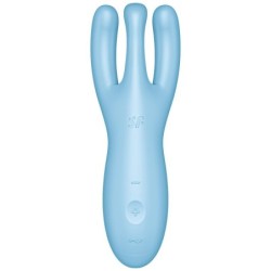 SATISFYER - THREESOME 4 VIBRADOR APP AZUL