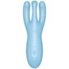 SATISFYER - THREESOME 4 VIBRADOR APP AZUL