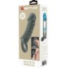 PRETTY LOVE - FUNDA REALÍSTICA ALARGADORA Y RETARDANTE PARA PENE GRIS