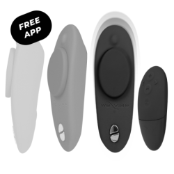 WE-VIBE - MOXIE + VIBRADOR CLÍTORIS NEGRO