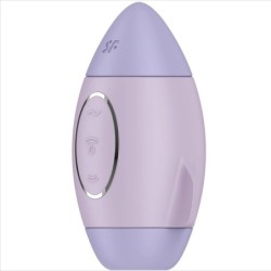 SATISFYER - MISSION CONTROL LILA VIBRADOR PEQUEÑO DE DOBLE IMPULSO