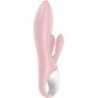 SATISFYER - AIR PUMP BUNNY 3 INFLABLE VIBRADOR RABBIT ROSA