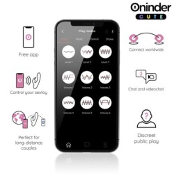 ONINDER CUTE - LOVE BUNNY VIBRADOR PUNTO G Y CLITORIS - APP MUNDIAL GRATUITA