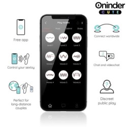 ONINDER CUTE - LOVE BUNNY VIBRADOR PUNTO G Y CLÍTORIS - APP MUNDIAL GRATUITA