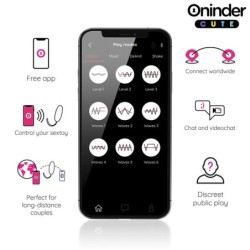 ONINDER CUTE - LOVE PLEASURE HUEVO VIBRO-WAVE TAPPING SILICONA - APP MUNDIAL GRATUITA