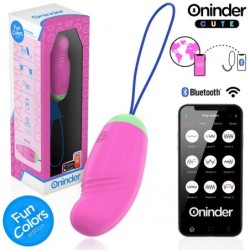 ONINDER CUTE - LOVE PLEASURE HUEVO VIBRO-ROTADOR 360 SILICONA - APP MUNDIAL GRATUITA