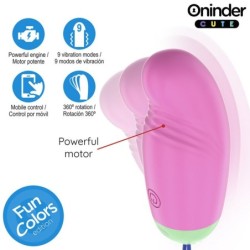 ONINDER CUTE - LOVE PLEASURE HUEVO VIBRO-ROTADOR 360 SILICONA - APP MUNDIAL GRATUITA