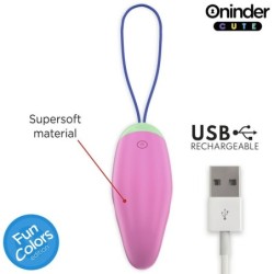 ONINDER CUTE - LOVE PLEASURE HUEVO VIBRO-ROTADOR 360 SILICONA - APP MUNDIAL GRATUITA