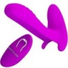 PRETTY LOVE - MASAJEADOR & VIBRADOR 12 VIBRACIONES CONTROL REMOTO MORADO