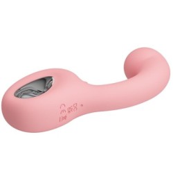 PRETTY LOVE - ERYNNYES VIBRADOR PUNTO G + ESTIMULADOR CLÍTORIS 10 VIBRACIONES ROSA