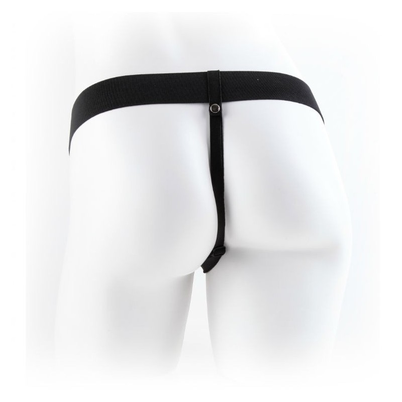 FETISH FANTASY SERIES - 11 ARNES VIBRADOR CON TESTICULOS HUECO MAN 27.9 CM NATURAL