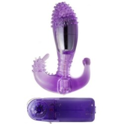BAILE - ESTIMULADOR LILA VAGINAL Y ANAL CON VIBRACIÓN