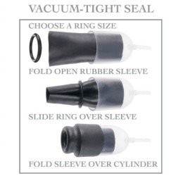 FETISH FANTASY SERIES - SERIES ONDAS ESTIMULADORAS GLANDE CON ANILLAS POTENCIADORAS