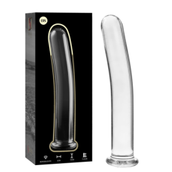 NEBULA SERIES BY IBIZA - MODELO 8 DILDO CRISTAL TRANSPARENTE 14.5 CM -O- 2 CM
