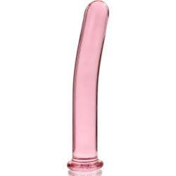 NEBULA SERIES BY IBIZA - MODELO 9 DILDO CRISTAL ROSA 15.5 CM -O- 2.5 CM