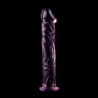 NEBULA SERIES BY IBIZA - MODELO 12 DILDO CRISTAL ROSA 17 CM -O- 3.5 CM