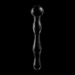 NEBULA SERIES BY IBIZA - MODELO 13 DILDO CRISTAL TRANSPARENTE 18 CM -O- 3.5 CM