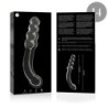 NEBULA SERIES BY IBIZA - MODELO 14 DILDO CRISTAL TRANSPARENTE 18.5 CM -O- 3 CM