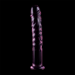 NEBULA SERIES BY IBIZA - MODELO 16 DILDO CRISTAL ROSA 18.5 CM -O- 3 CM