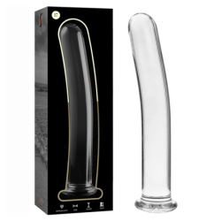 NEBULA SERIES BY IBIZA - MODELO 17 DILDO CRISTAL TRANSPARENTE 18.5 CM -O- 3 CM