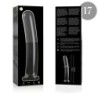 NEBULA SERIES BY IBIZA - MODELO 17 DILDO CRISTAL TRANSPARENTE 18.5 CM -O- 3 CM