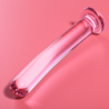 NEBULA SERIES BY IBIZA - MODELO 17 DILDO CRISTAL ROSA 18.5 CM -O- 3 CM