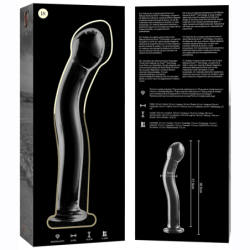 NEBULA SERIES BY IBIZA - MODELO 18 DILDO CRISTAL TRANSPARENTE 18.5 CM -O- 3.5 CM