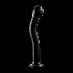 NEBULA SERIES BY IBIZA - MODELO 18 DILDO CRISTAL TRANSPARENTE 18.5 CM -O- 3.5 CM