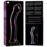 NEBULA SERIES BY IBIZA - MODELO 18 DILDO CRISTAL ROSA 18.5 CM -O- 3.5 CM