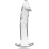NEBULA SERIES BY IBIZA - MODELO 19 DILDO CRISTAL TRANSPARENTE 18.5 CM -O- 4 CM