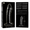 NEBULA SERIES BY IBIZA - MODELO 19 DILDO CRISTAL TRANSPARENTE 18.5 CM -O- 4 CM