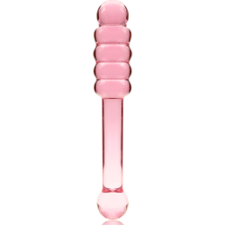 NEBULA SERIES BY IBIZA - MODELO 20 DILDO CRISTAL ROSA 20.5 CM -O- 3 CM
