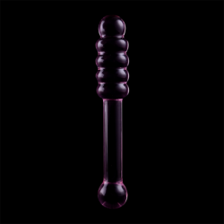 NEBULA SERIES BY IBIZA - MODELO 20 DILDO CRISTAL ROSA 20.5 CM -O- 3 CM
