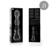 NEBULA SERIES BY IBIZA - MODELO 21 DILDO CRISTAL TRANSPARENTE 20.5 CM -O- 3.5 CM