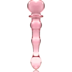 NEBULA SERIES BY IBIZA - MODELO 21 DILDO CRISTAL ROSA 20.5 CM -O- 3.5 CM